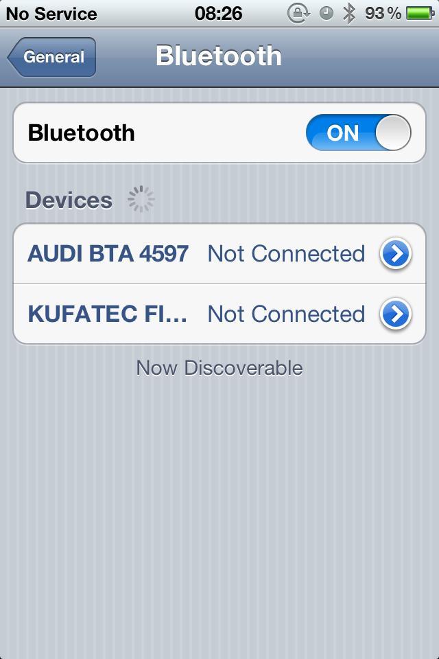 Connect or pair your mobile via Bluetooth to your Volkswagen